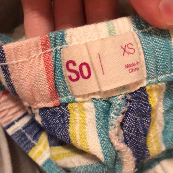 Multicolored Striped Shorts - Picture 5 of 5